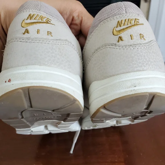 Nike Taupe and White Sneakers - Picture 5 of 16